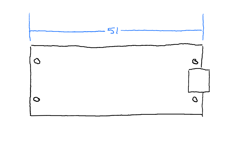 Pi Pico Dimensions